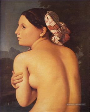 Demi chiffre d’un Bather Nu Jean Auguste Dominique Ingres Peinture à l'huile